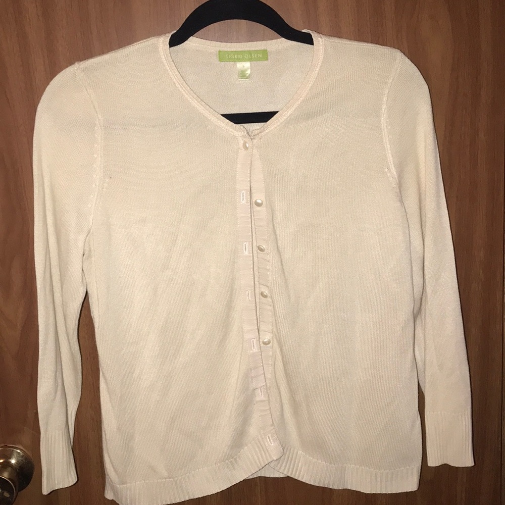 a light sweater